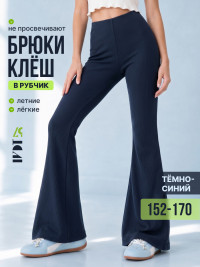 Брюки-КЛЕШ "Рубчик" Синий